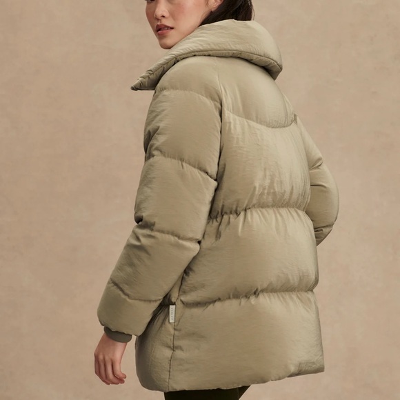 NWT Varley Valencia Down Puffer Coat-Rare Mauvewood color- size small - Picture 10 of 14